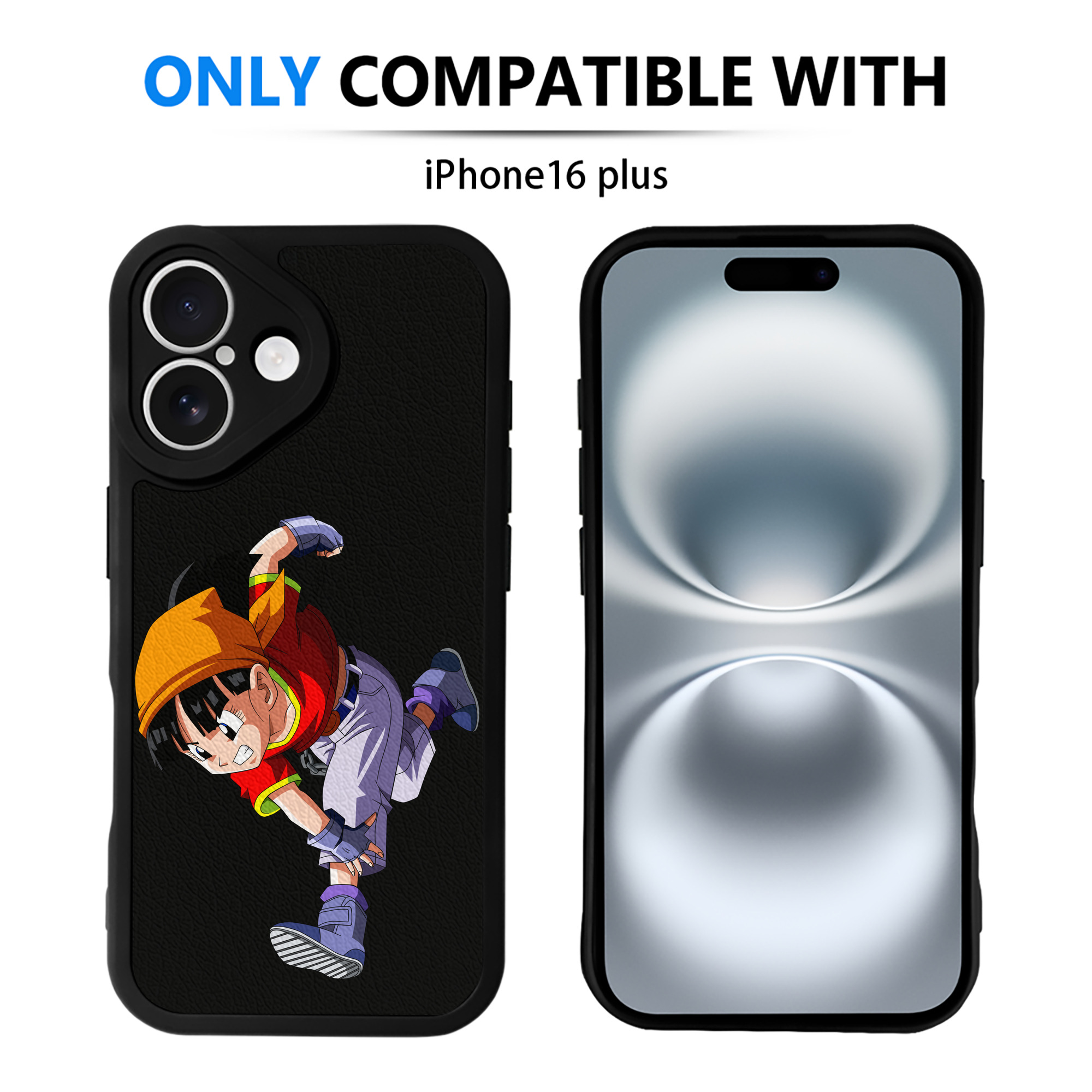 （画像用） ドラゴンボール パン DRAGON BALL Pan 【iPhone 16シリーズ対応】シリコンスマホケース（レザー調） 材質：シリコン
